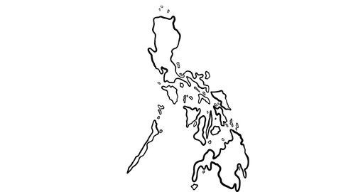 Philippines - Hand-Drawn Map Animation