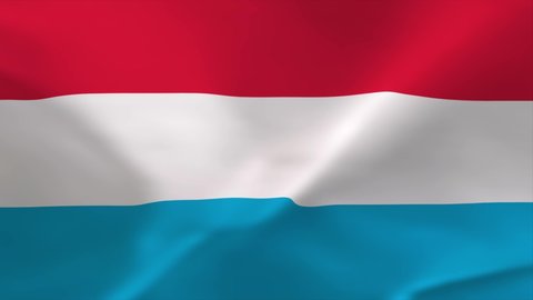 Luxembourg Waving Flag Animation 4K Moving Wallpaper Background