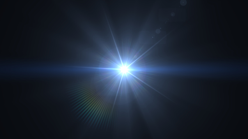 lens flare effects on black background Royalty-Free Stock Footage #1090161949