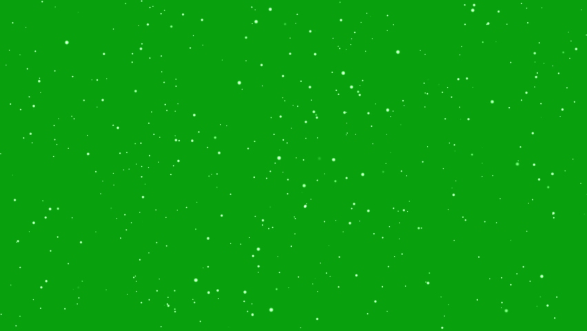 Green Screen Background Snowflakes Falling On Stock Footage Video (100% ...