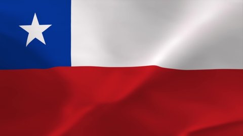 Chile Waving Flag 4K Moving Wallpaper Background