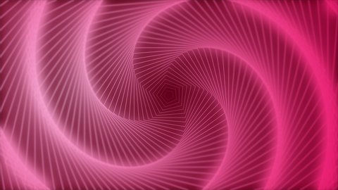 Abstract polygon digital neon geometric tunnel background 4K futuristic sparkling animation pattern that moves forward with pink and magenta colors Technology and cyber concept with copy space