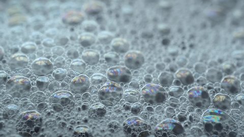 Rotation Reflection Soap Bubbles Background