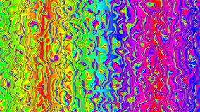 Illustration animation cartoon of rainbow color abstract background