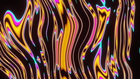 Multicolored abstract plasma overflows of lines.