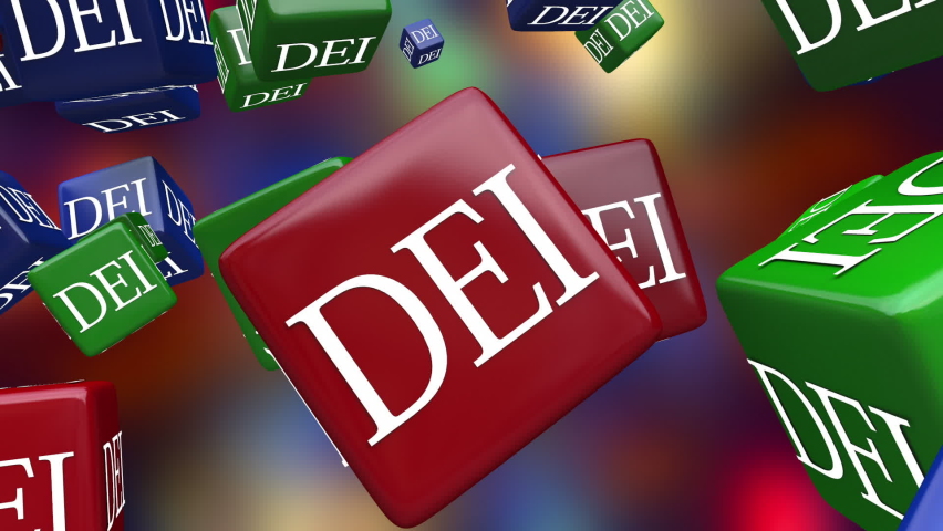DEI Diversity Equity Inclusion Priority Goal Diverse Inclusive Initiative 3d Animation | Shutterstock HD Video #1090237907