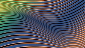 Background Animation seamless loop,  flowing waves - stock video