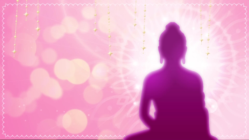 Happy Buddha Purnima and Vesak Day Animation Background MovHD