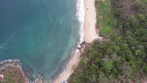 Aerials of San Pancho Beach - Riviera Nayarit.
San Francisco, also known as San Pancho, is a Mexican village with 1.100 habitants, on the central Pacific coast of Mexico about 50km of Puerto Vallarta.