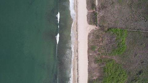 Aerials of Nuevo Vallarta Beach - Riviera Nayarit