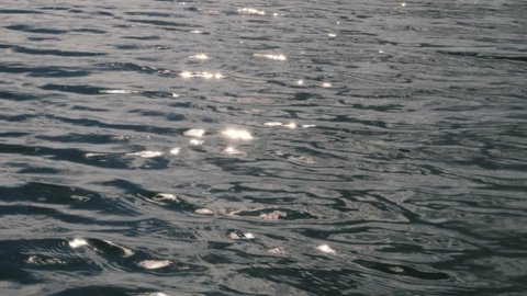 Sunny Glare On Water Surface Lake Stock Footage Video (100% Royalty ...