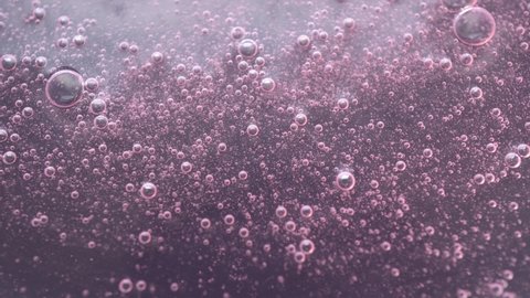4k Rotation Pink Bubbles Background