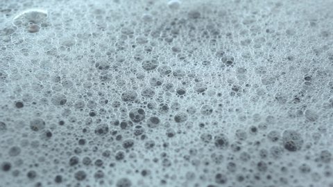 4k Rotation Soap Bubbles Background