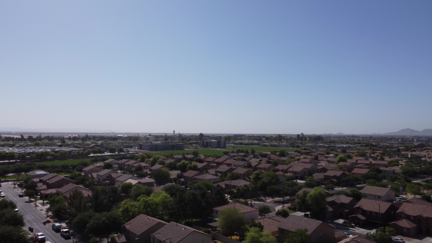 An aerial HD of the Arizona gilbert