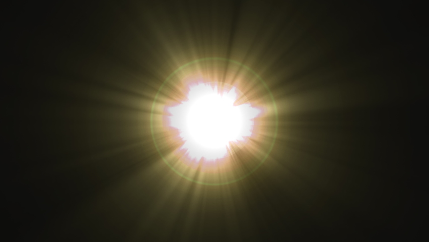 Loop Animation Of Light Coming Out Of Darkness: Yellow | Shutterstock HD Video #1090315027