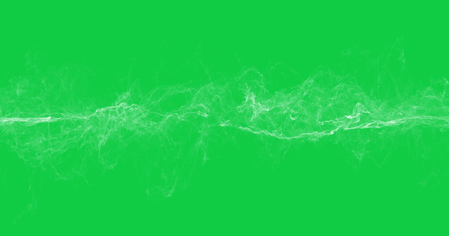 Electric Particles Beam in the Middle isolated on Green Screen Background,4K Video Element Royalty-Free Stock Footage #1090315635