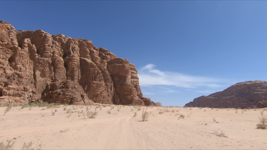 Desert driving point of view for green screen background of replacement | Shutterstock HD Video #1090316735