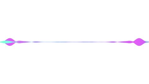 Sound wave or frequency digital isolated on white background. pastel color digital sound wave equalizer. Audio technology wave concept and design under the concept of pastel color emphasize simplicity