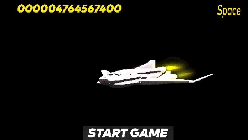 Space ship 8 bit. 3d animation | Shutterstock HD Video #1090319959