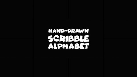 Hand-Drawn Scribble Alphabet Signs is a stunning motion graphics pack that features beautifully animated signs. Full HD resolution and alpha channel included.