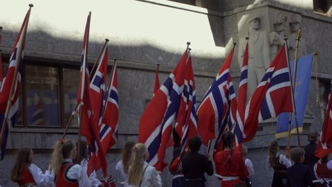 Norwegian Constitution Day in Oslo, Norway on 17 May 2022