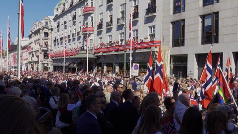 Norwegian Constitution Day in Oslo, Norway on 17 May 2022