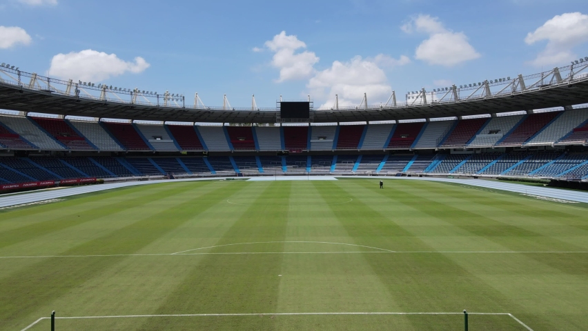 Metropolitano football stadium, in Barranquilla, Colombia.