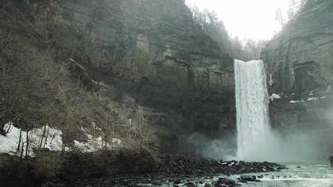 Gorgeous Taughannock Waterfall in Upstate New York 4K