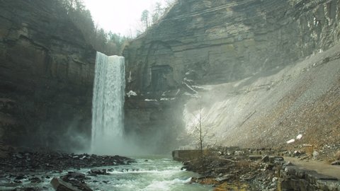 Beautiful Taughannock Falls in Upstate New York 4K