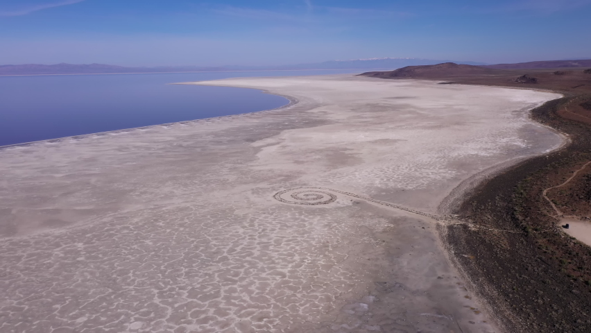 Spiral Jetty along Utah