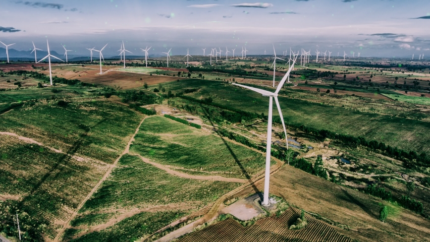 Environmental conservation technology and approaching global sustainable ESG by clean energy and power from renewable natural resources | Shutterstock HD Video #1090368715