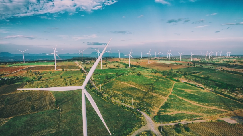 Environmental conservation technology and approaching global sustainable ESG by clean energy and power from renewable natural resources | Shutterstock HD Video #1090368747