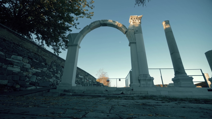 The ancient Agora of Smyrna, alternatively known as the Agora of Izmir, is an ancient Roman agora located in Smyrna - Izmir - Turkey.