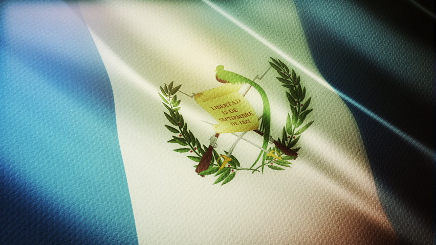 Guatemala flag independence waving symbol | Shutterstock HD Video #1090413259