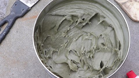 Automotive glass fiber putty in cane and hardener. Putty for car repair. Putty for car boby repair.