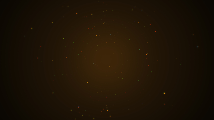 Beautiful luxury golden particles trail and glowing glitter. flying through tunnel with sparkling stardust flowing. magical shimmering galaxy floor for Oscar award ceremony event. Loopable. LED.4K Royalty-Free Stock Footage #1090418123