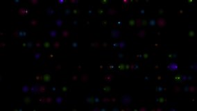 Colorful shiny bokeh particles abstract glowing motion background. Seamless looping. Video animation Ultra HD 4K 3840x2160