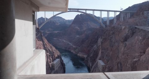 This is a video of the Hoover Dam Bypass Bridge. Also known as the Mike O'Callaghan  Pat Tillman Memorial Bridge. Shot on a GH5