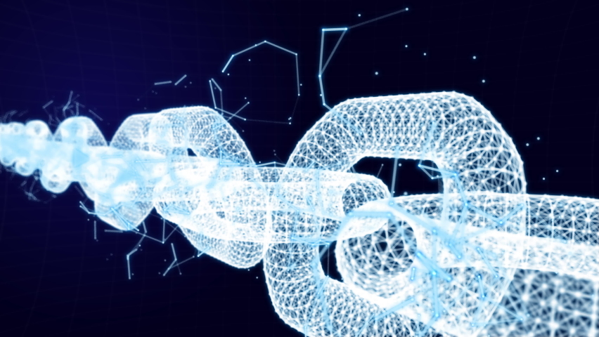 A chain that connects different systems together.
supply chain, blockchain concept Royalty-Free Stock Footage #1090467879