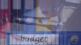 Animation of data processing over african american male basketball player at gym. global sport, connections and digital interface concept digitally generated video. - Powered by Shutterstock - Get 15% off with code: PIKWIZARD15