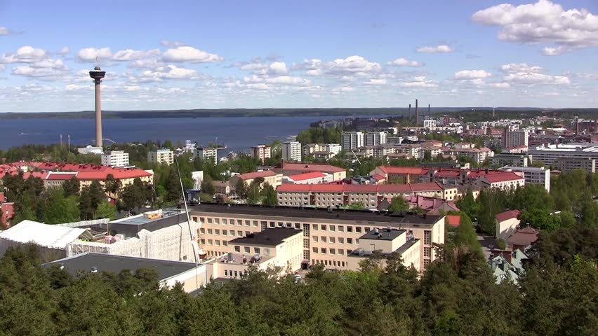 Tampere cityscape, Finland