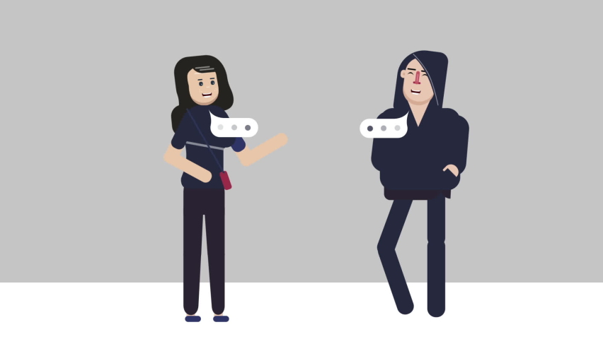 Two people talking to socialize., a Person Video by Kaan Asik