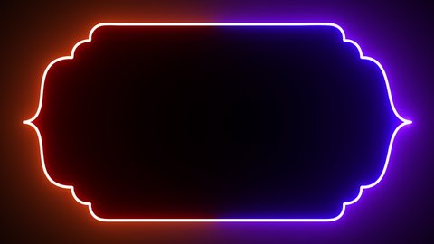 Light neon leaks effect background animation. Lens light neon flashing elegant abstract background animation. Classic Light Leak in 4k