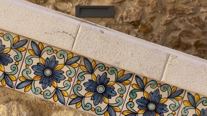 Filming of the seaside town of Sciacca in Sicily and its coast. Port with fishermen, costa della volpe, castle and panoramic view of the city of Sciacca. War Memorial and Dixmunde Baths. Town center.