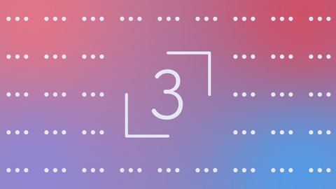Simple And Stylish 3-Second Countdown Motion Graphics (3210)