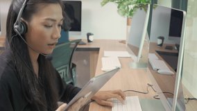 Customer service with friendly, businesswoman call center and operator for support client, business woman with assistance and consultant, adviser helpdesk and contact, communication concept. - Powered by Shutterstock - Get 15% off with code: PIKWIZARD15