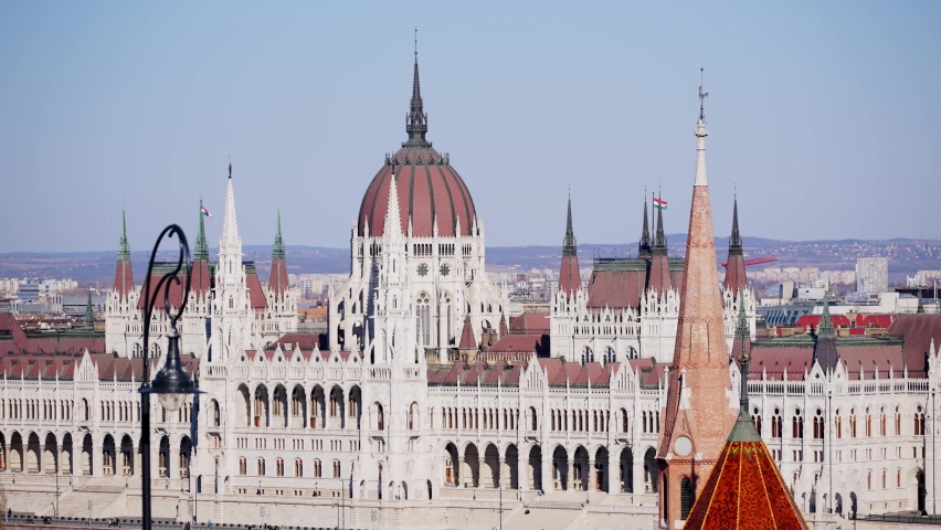 Hungarian Parliament Building by day Budapest