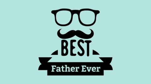 Father's Day animation video. Father's day lettering animation.
Father's day text 4k footage. Great for Father's Day Celebrations Around the World.