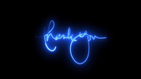 Neon animation is seamless Thank you. 4K video background. - Powered by Shutterstock - Get 15% off with code: PIKWIZARD15