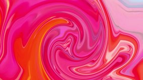 3840x2160 25 Fps. Swirls of marble. Liquid marble texture. Marble ink Pink Orange. Fluid art. Very Nice Abstract Colorful Design Colorful Swirl Texture Mix Background Marbling Video. 3D Abstract, 4K.